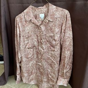 A New Day animal print blouse